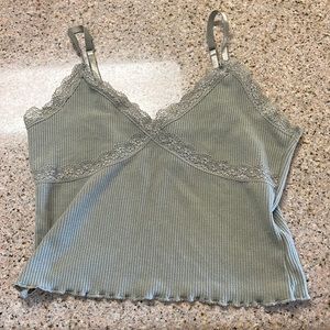 light green lace cami